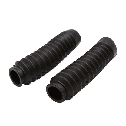 2 x Black Motorcycle Front Fork Dust Covers for Honda Wuyang
