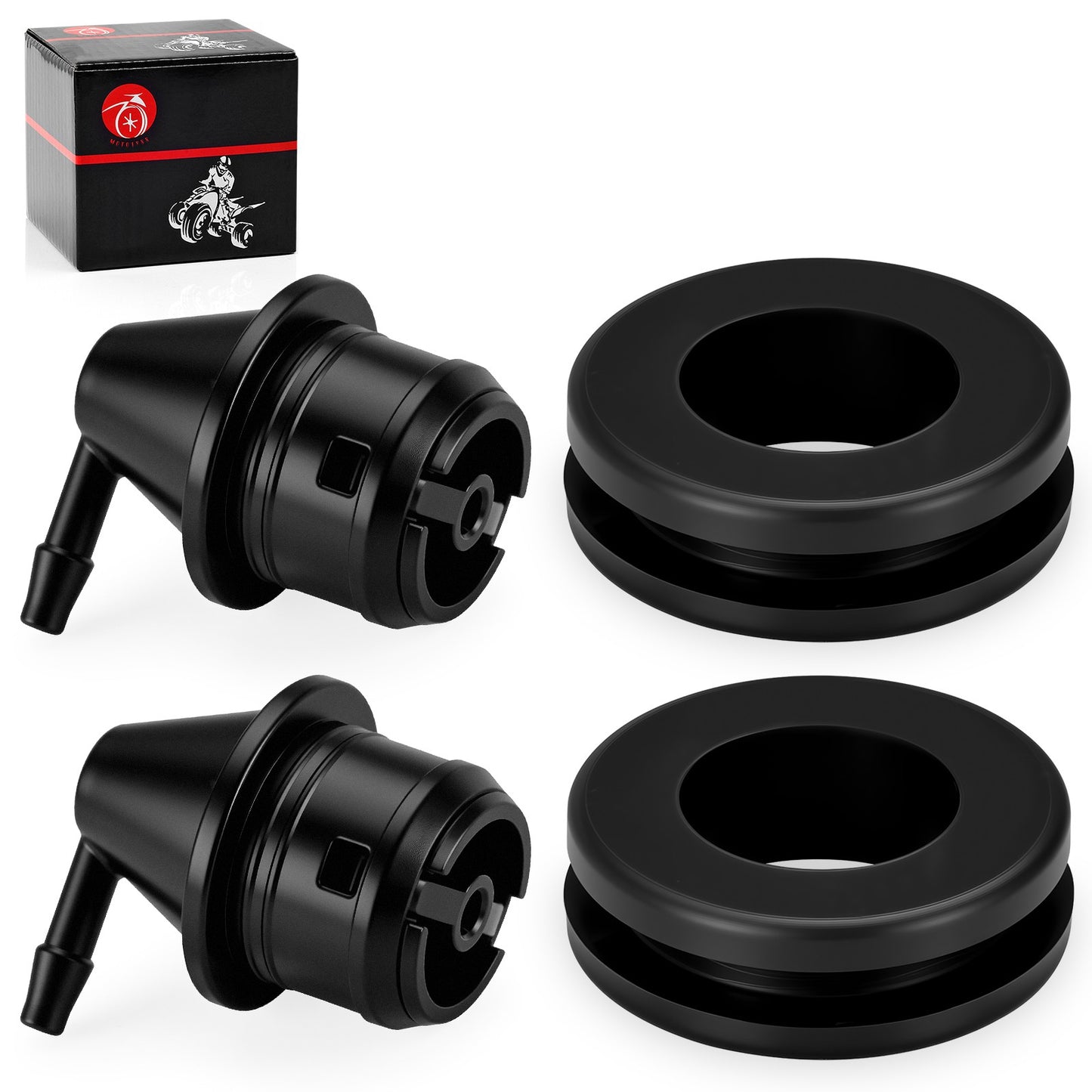2 Fuel Tank Vent Insulation Grommets for Club Car DS Precedent (1992–2015)