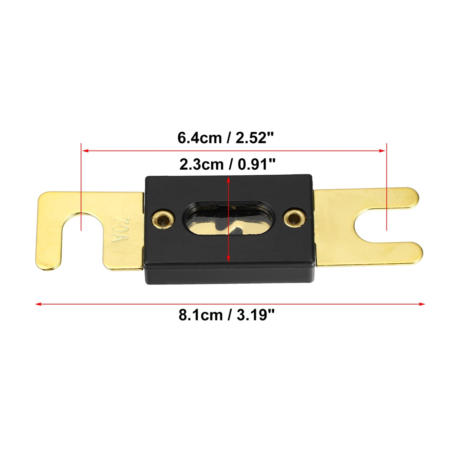 2X 70A ANL Fuse Replacement for Car Truck Motorcycle Boat Audio