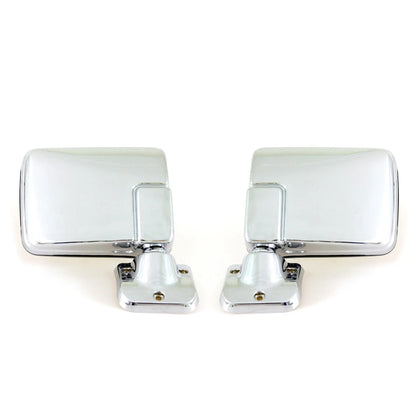 Set of 2 Chrome Door Mirrors for Mitsubishi L200 Triton Warrior (1996–2004)