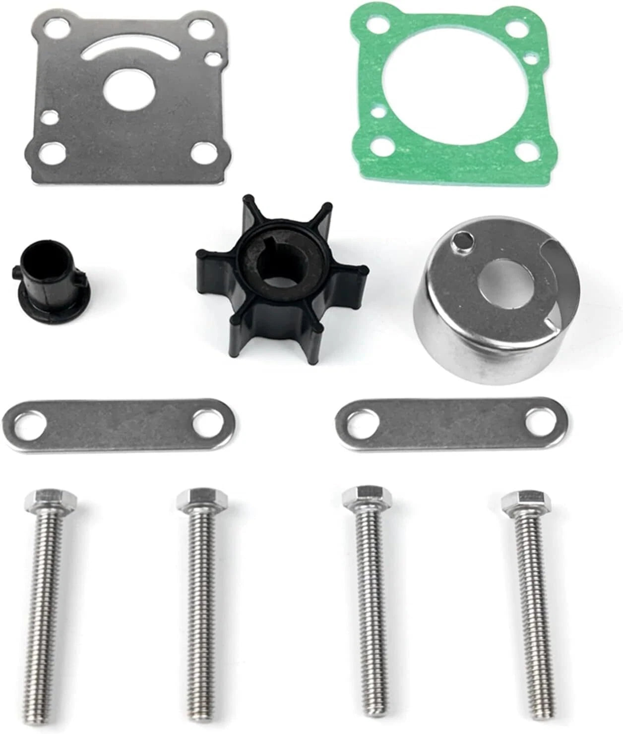 Water Pump Impeller Service Kit for Yamaha 2 Stroke 6-8 HP