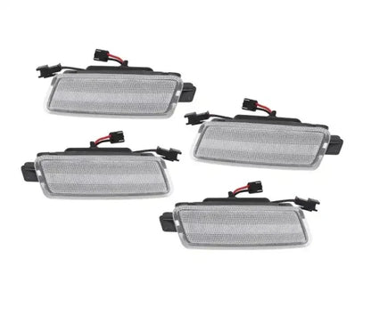 Clear Front Rear LED Side Marker Lights for Audi S7 RS7 (2012–2018)