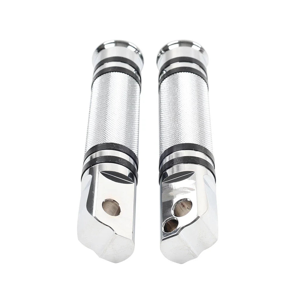 Rear Footboards Pegs for Harley Softail Fat Boy Breakout 2018-2023 Chrome