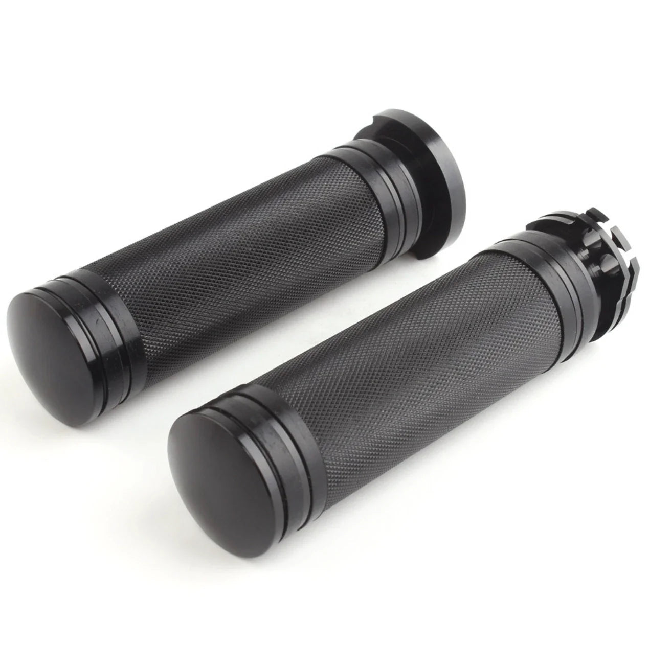 CNC 1" (25mm) Handlebar Grips for Harley Touring, Sportster, Dyna