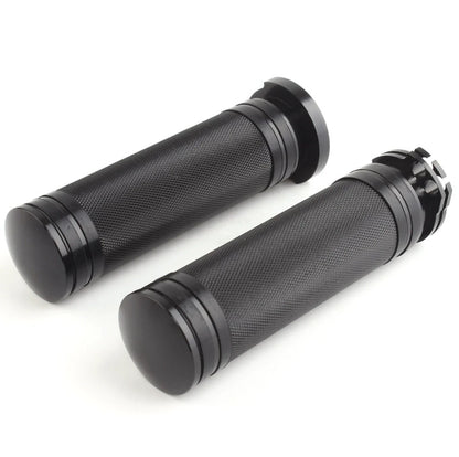 CNC 1" (25mm) Handlebar Grips for Harley Touring, Sportster, Dyna