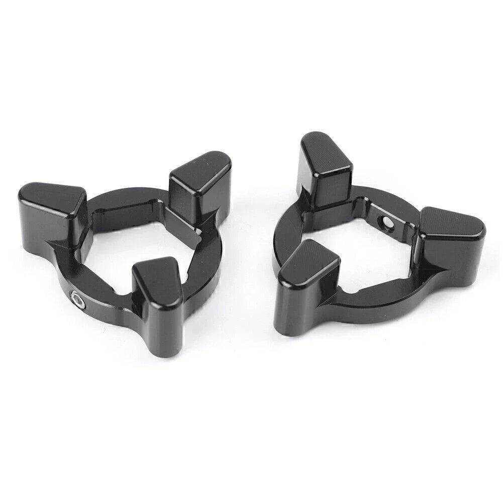 22mm Front Anodized Preload Adjusters for Universal Black Motor