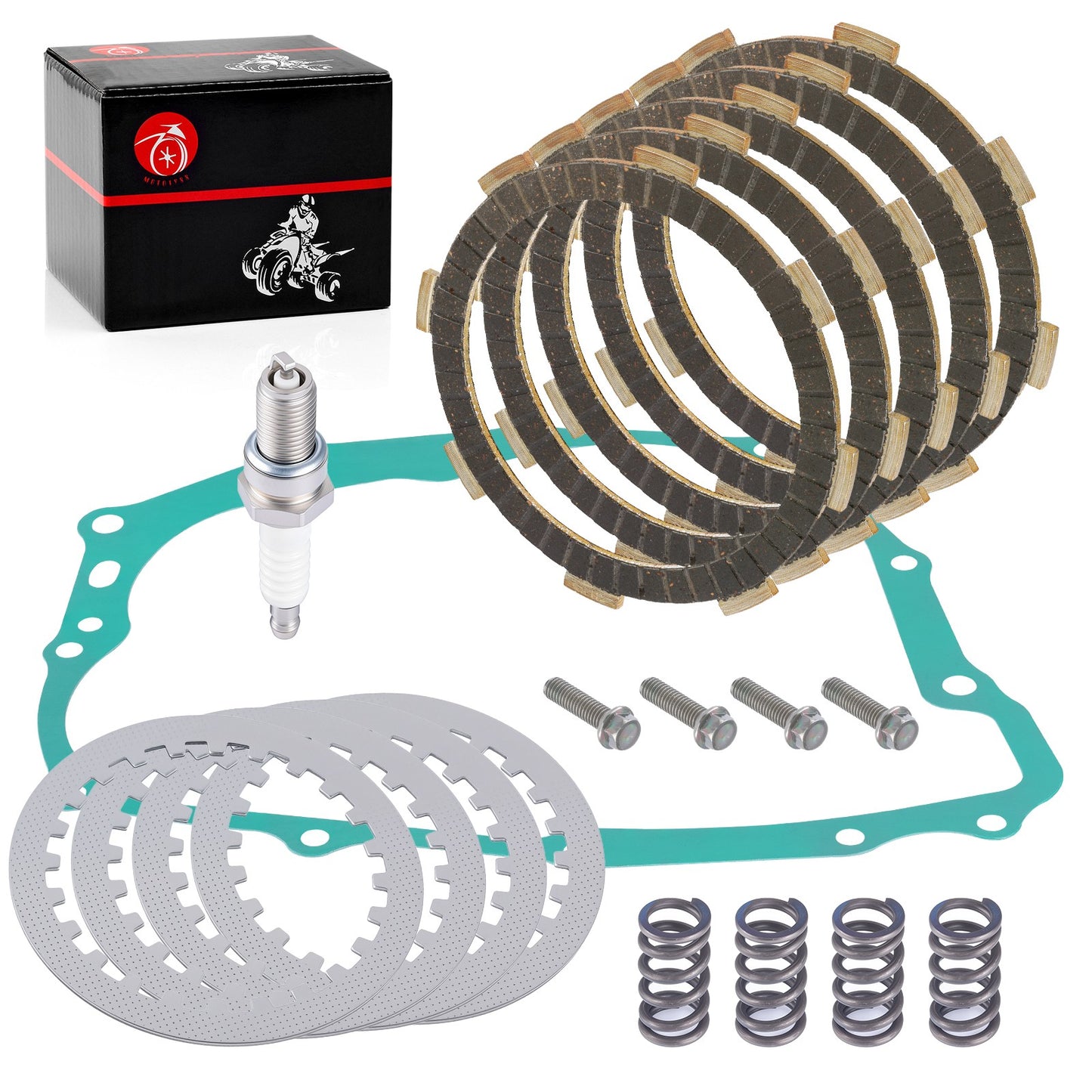 Clutch Friction Steel Plates Kit for Honda XR200R (1981–2002)