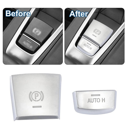 Set Parking Brake Switch P Button Covers for BMW X4 X5 X6 X7 (2011-2017)