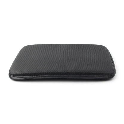 Carbon Fiber Center Console Armrest Cushion Mat Cover for Car