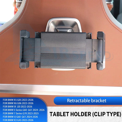 Phone/Tablet Holder Bracket Clip On Car Seat Back for BMW All Series