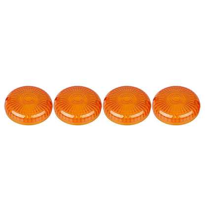 4 x Amber Turn Signal Lens Covers for Yamaha Road Star/V Star 1100/Vmax 1200