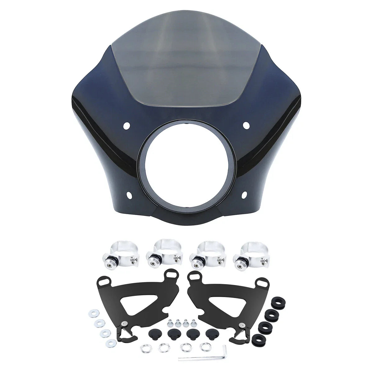49mm Front Headlight Fairing for Harley Low Rider, Super Glide