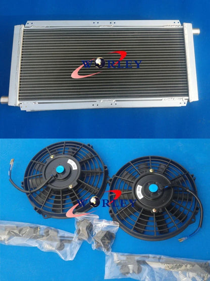 Aluminum Radiator & Fans for Lotus Elise, Exige & Vauxhall VX220 (2000-2005)