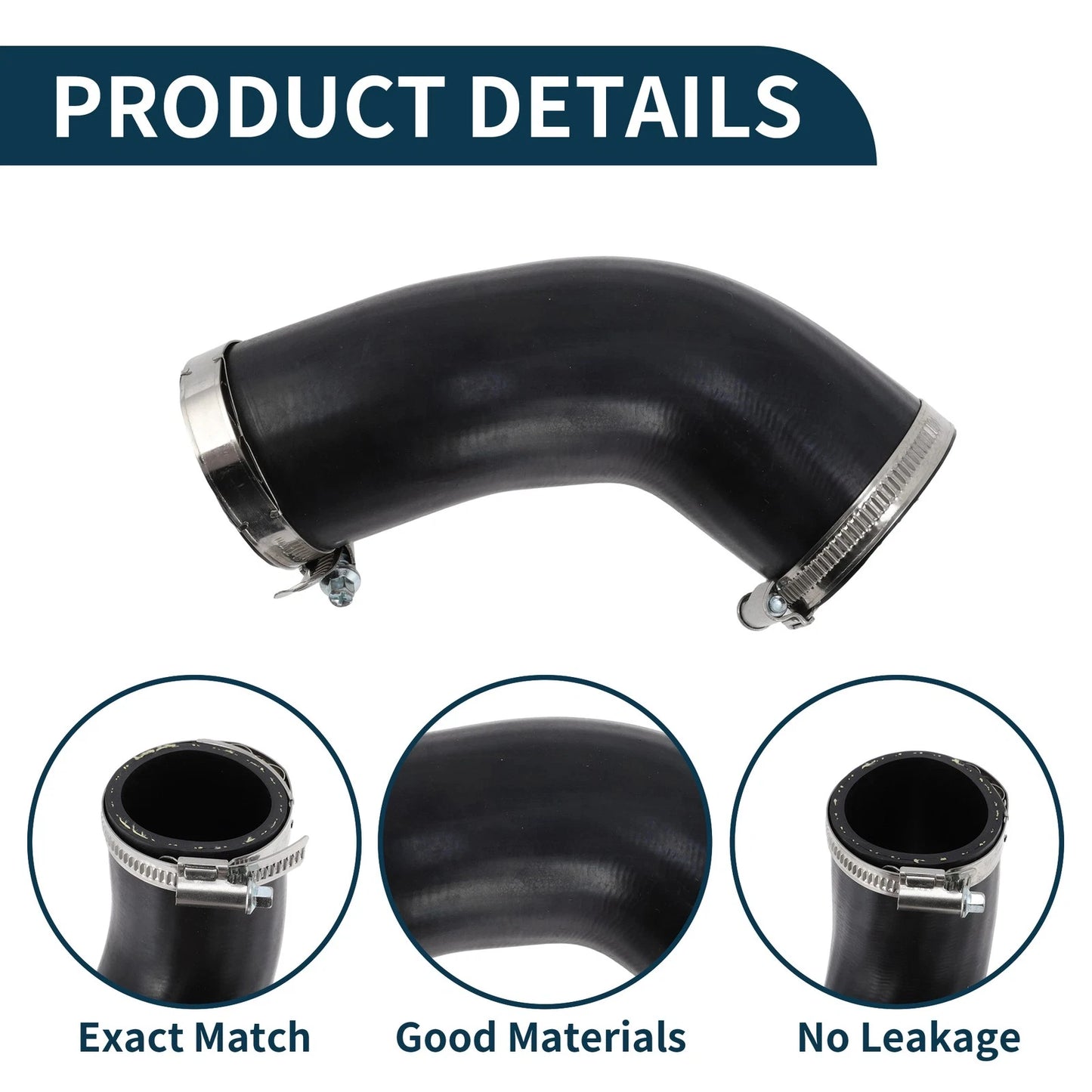Radiator Hose for BMW X3 E83 3.0d (2004–2008) No. 11613405536 Rubber