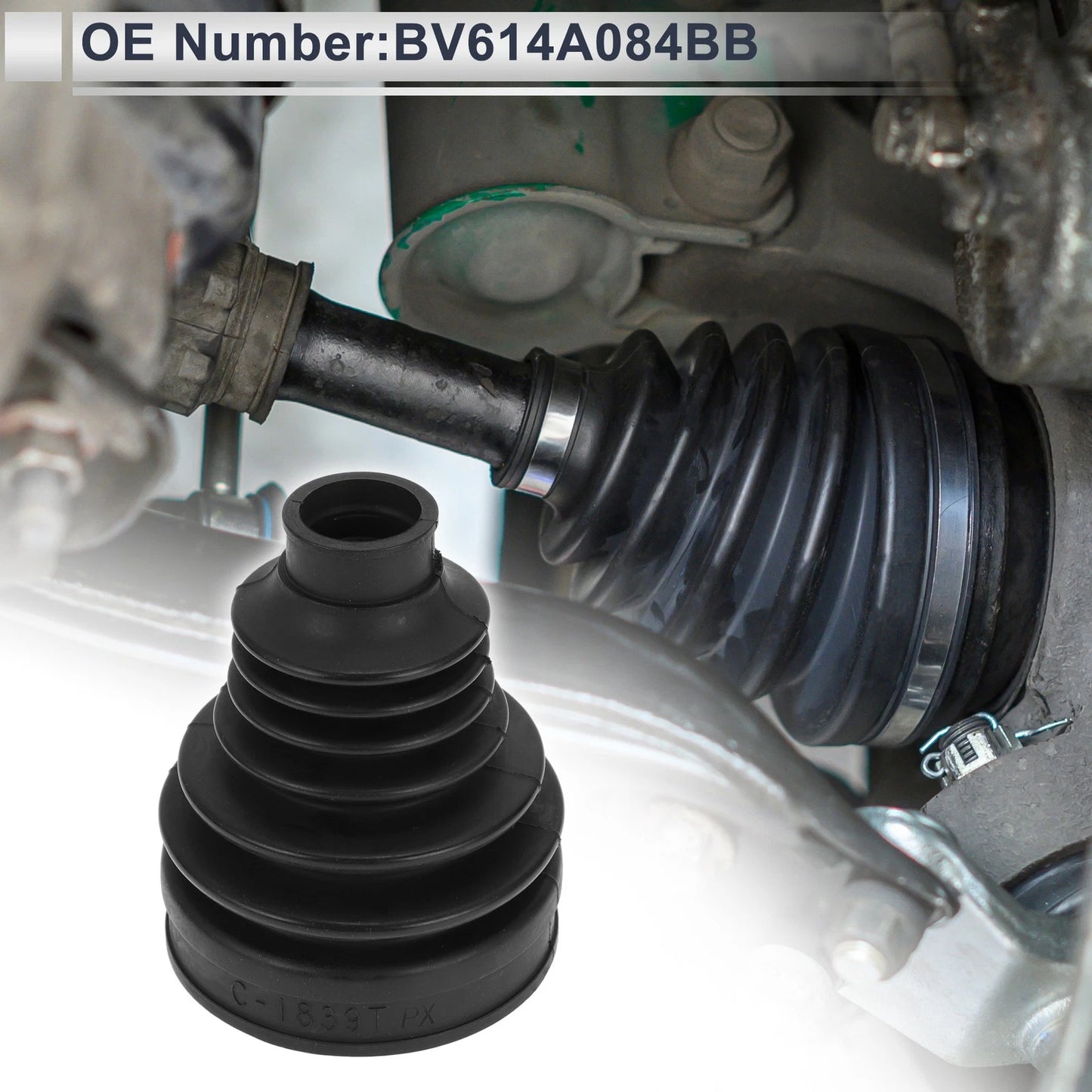 Inner CV Joint Boot Kit with Clamps for Ford Focus (2011–2015) No.BV614A084BB