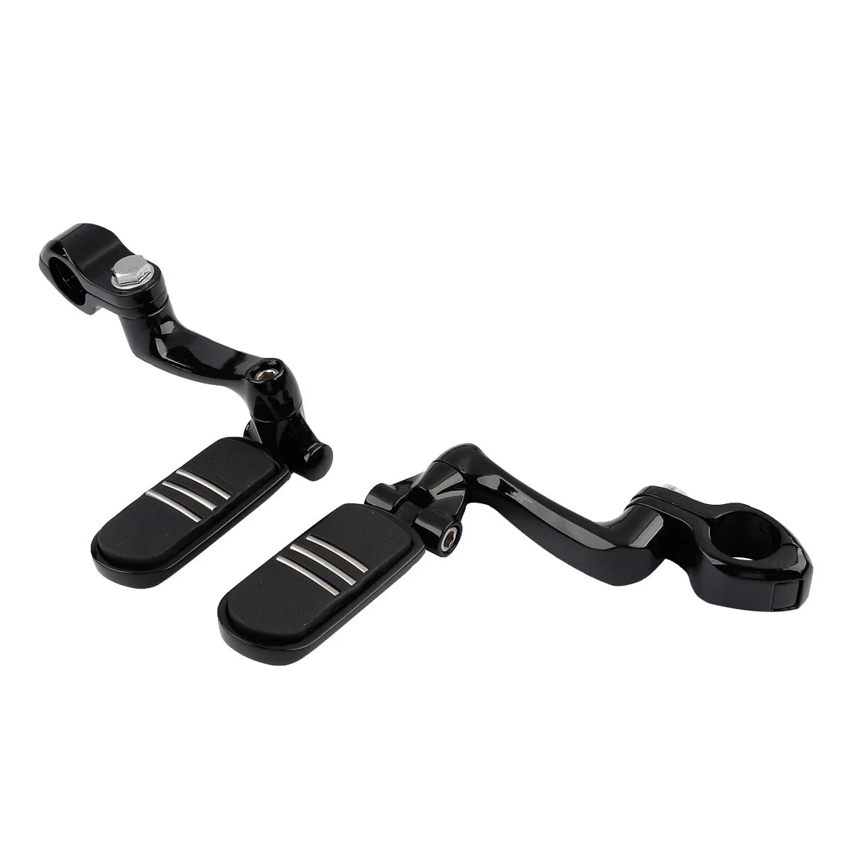 1-1/4 in Highway Engine Guard 360 Adjustable Footpegs for Harley Touring