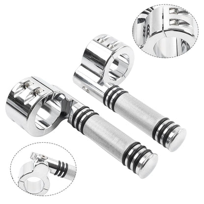 1-1/4" Engine Crash Bar Footpeg Clamp for Harley (Chrome)