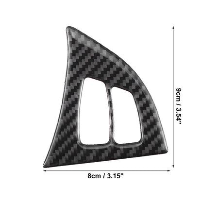 Steering Wheel Cover Trim for BMW X5 E70 Carbon Fiber Pattern Black