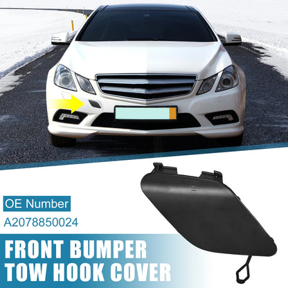 Tow Hook Cover for Mercedes-Benz E400 (2014–2016) Black