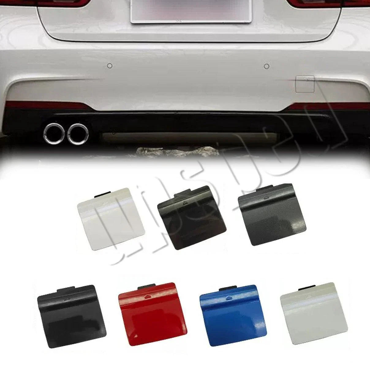 Tow Hook Eye Cover Cap Rear Bumper for BMW 3-Series F30 M-SPORT (2013-2019)