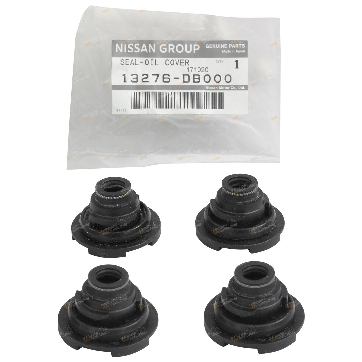 Set of 4 Glow Plug Seals for Nissan Patrol GU (2007–2016)