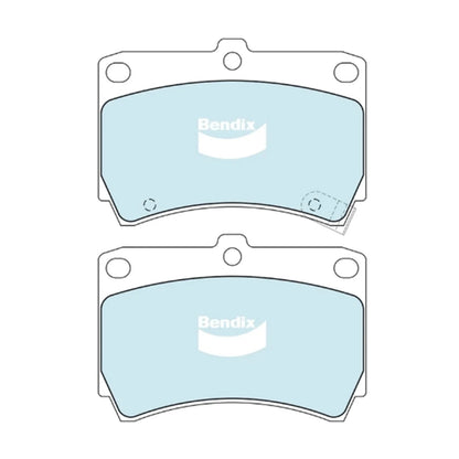 Front Disc Brake Pad Set for Mazda 121 DB DW (1990 - 2002)