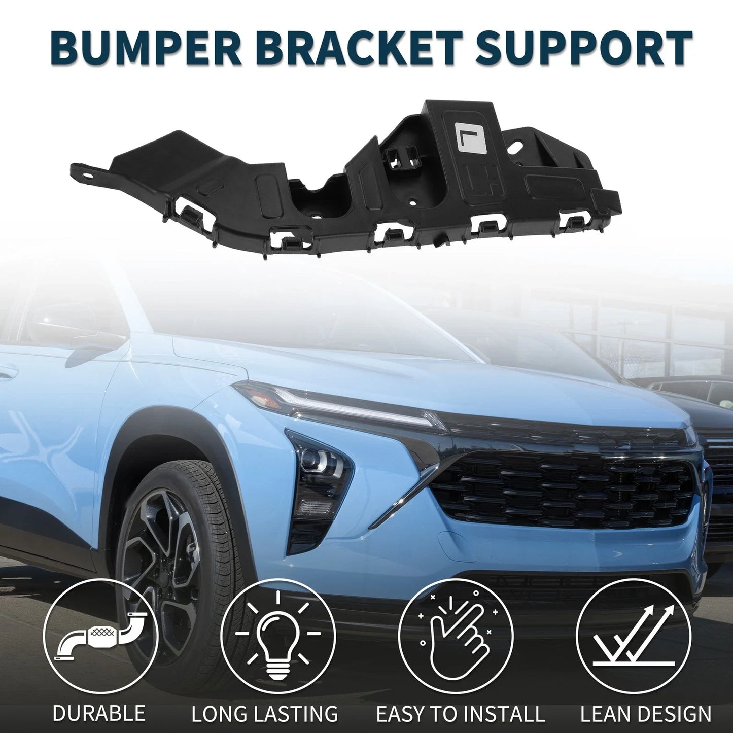 Left Front Bumper Retainer Bracket for Chevy Trax (2013-2016)