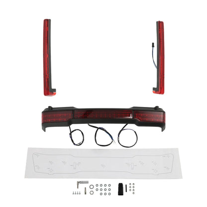LED Brake Tail Light Side Marker for Harley King Trunk Touring (1997-2008)