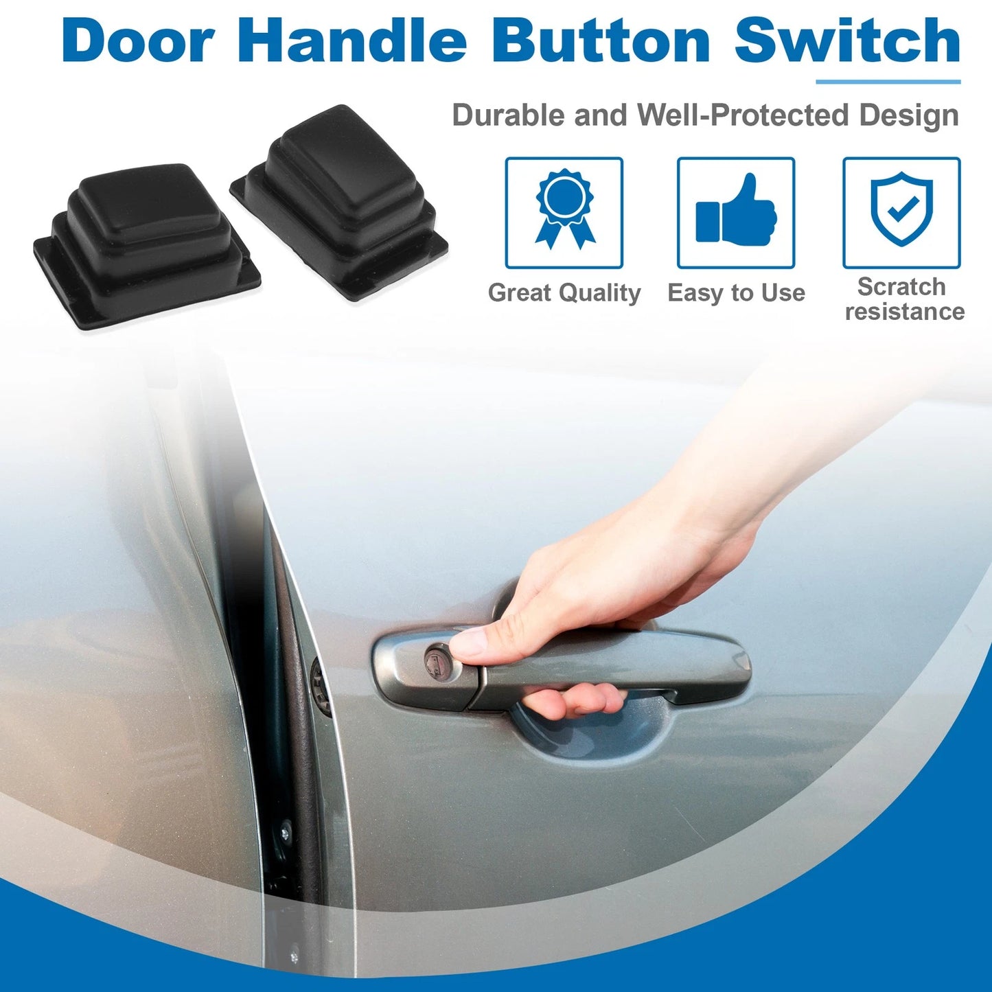 Set of 2 Door Handle Button Switches for Hyundai Tucson (2015–2020)