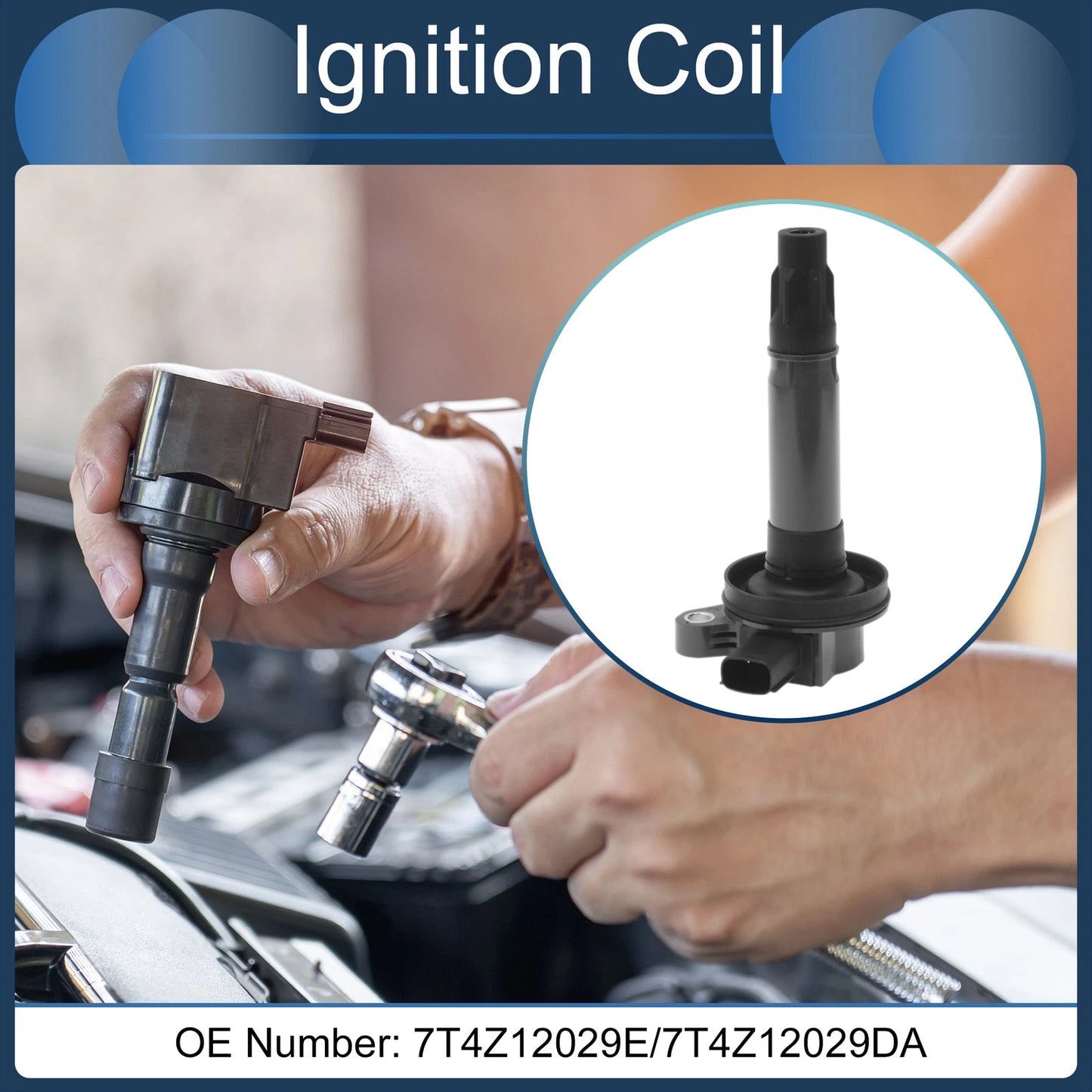 Ignition Coil Pack No. 7T4Z12029E/7T4Z12029DA for Ford Edge