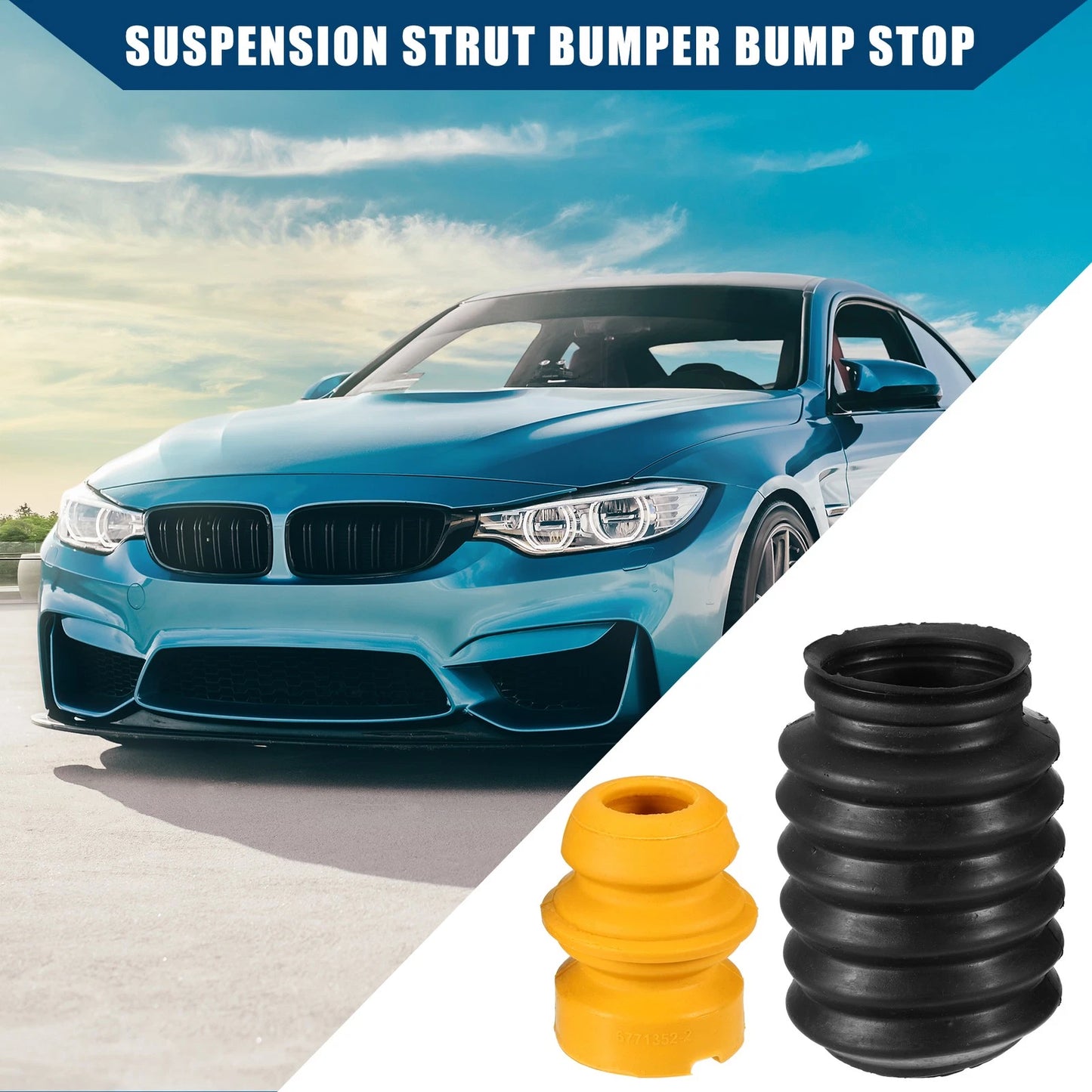Set of 1 Strut Bumper Bump Stop w/ Dust Cover for BMW 1 Series M (2012–2019)