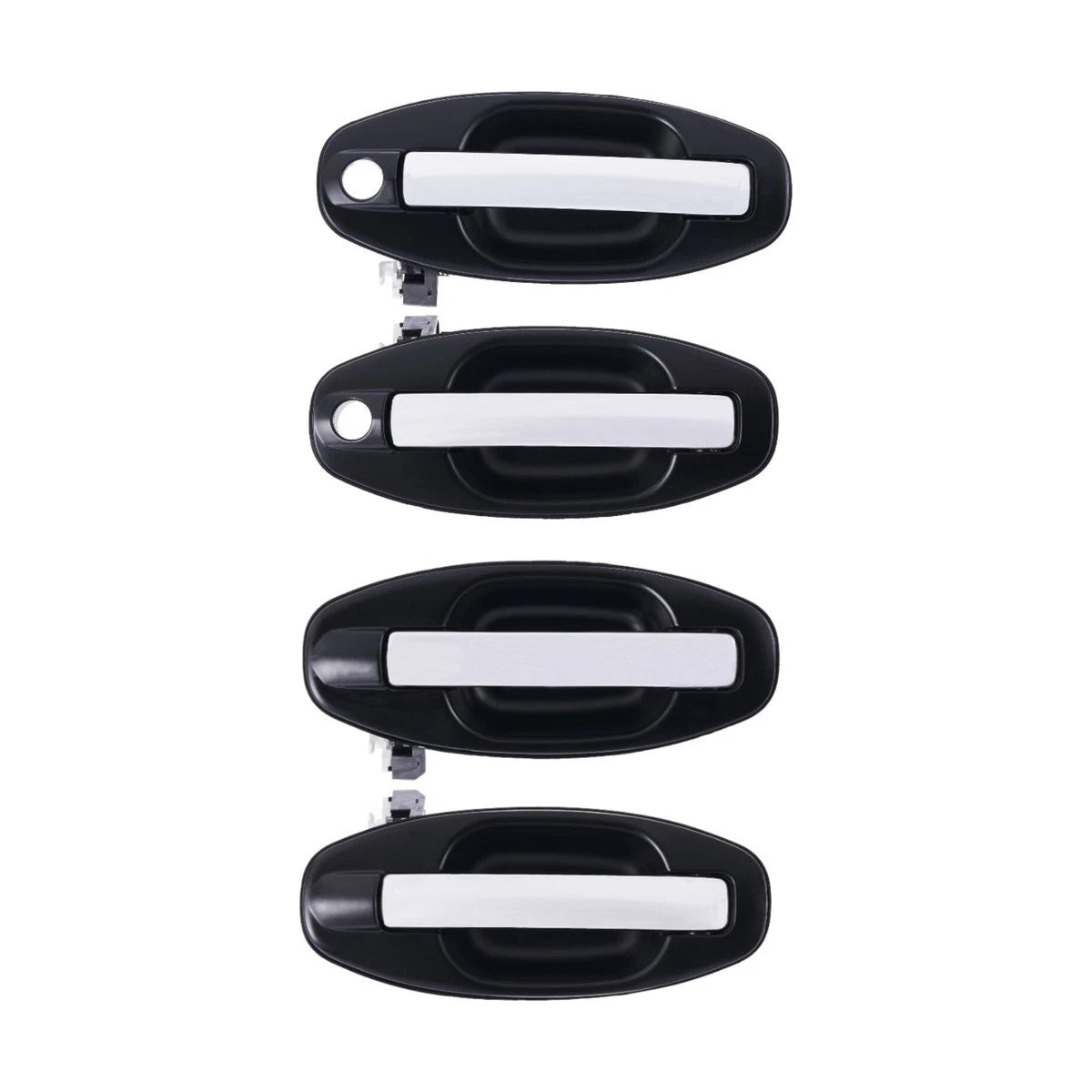 Set of 4 Chrome Outer Door Handles for Hyundai Santa Fe (2000–2006)