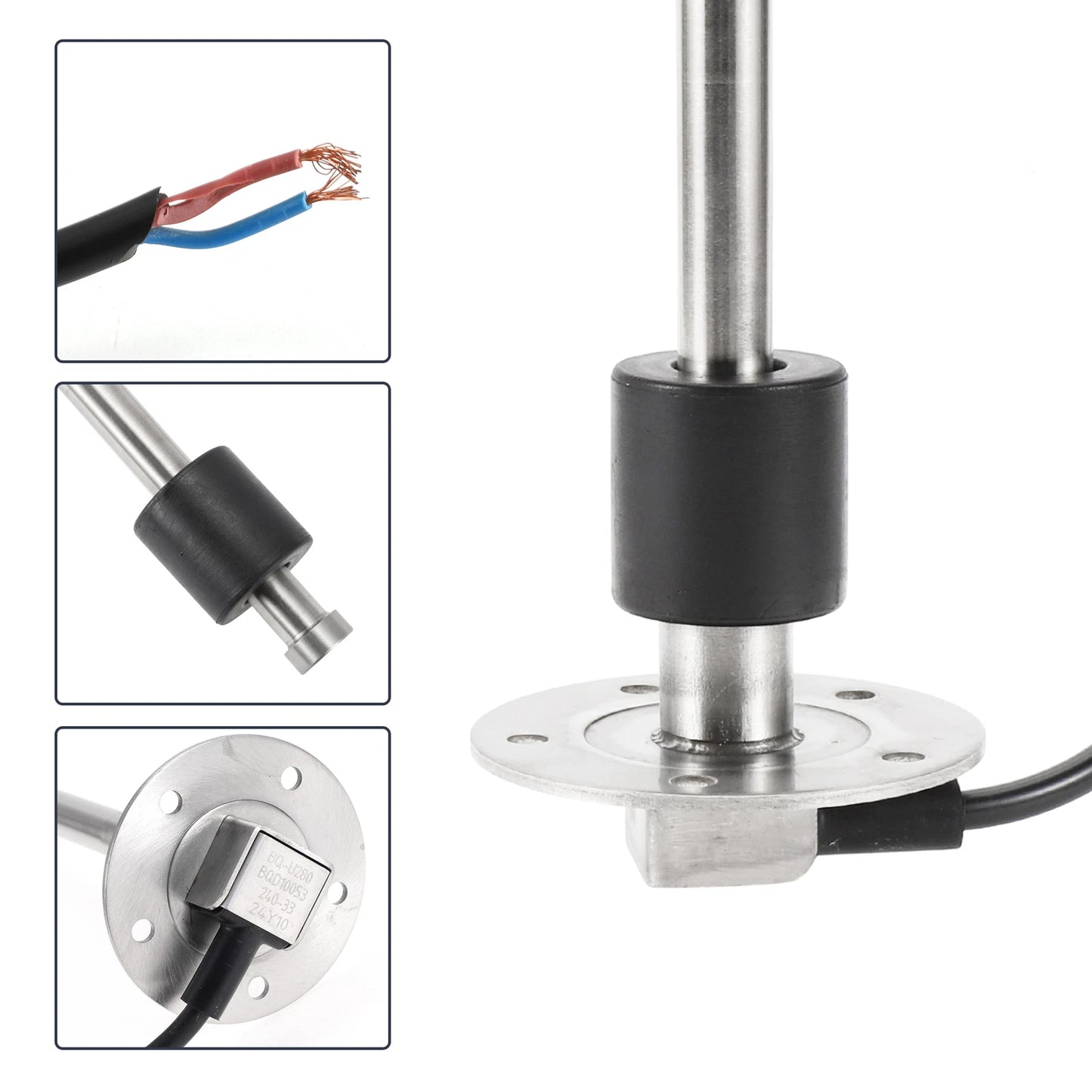 Fuel Sending Unit and Gauge Kit 240-33 Ohm for Boat Truck Vehicle