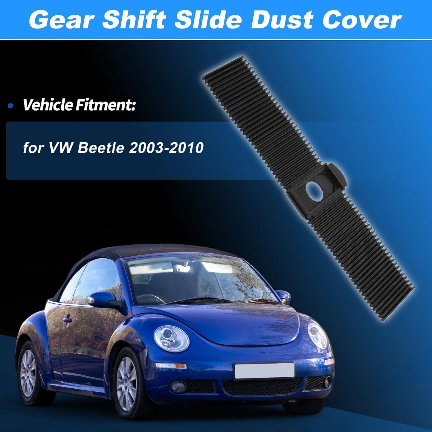 Automatic Gear Shift Slide Dust Cover for VW Beetle (2003–2010) No.6Q1713273A