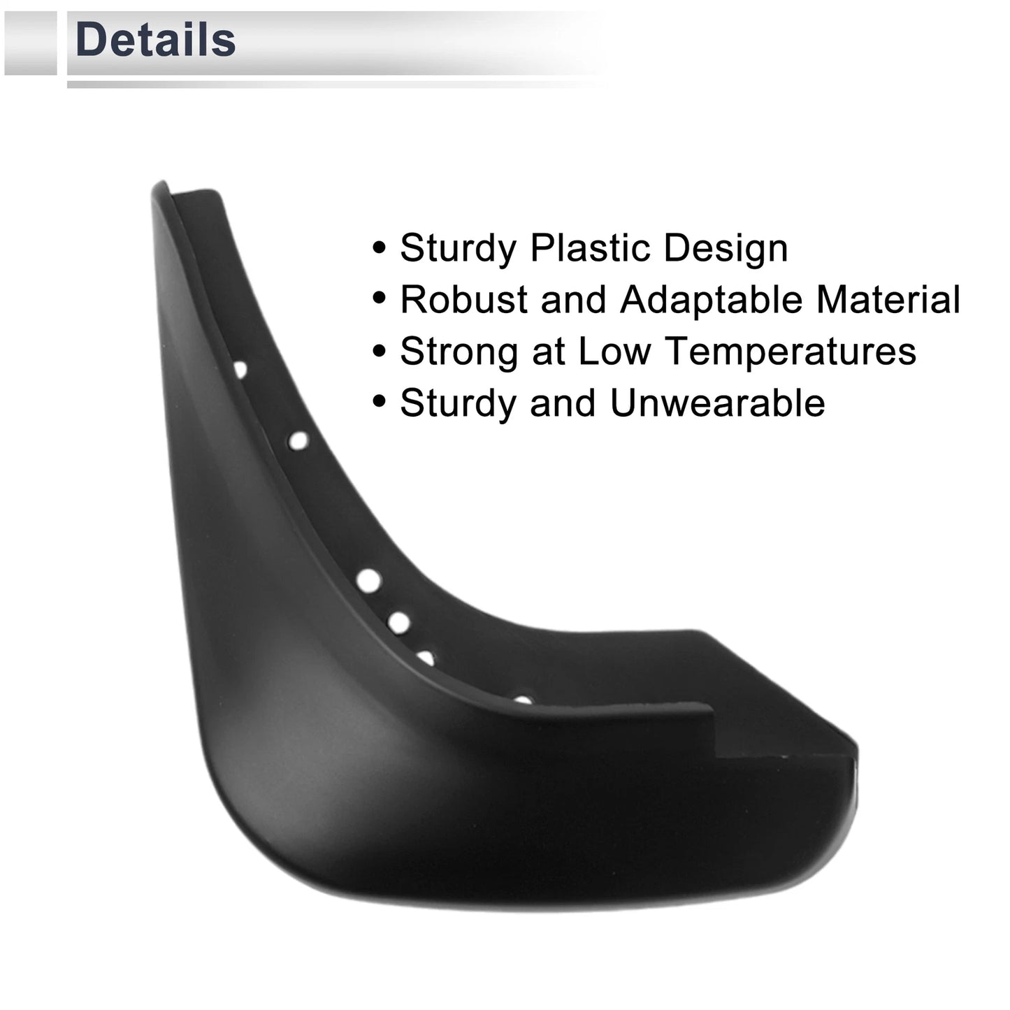 Set of 2 Mud Flaps Splash Guards for Suzuki SX4 (2007–2013)