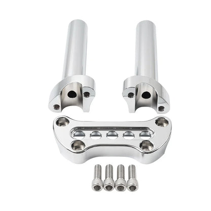 6.5" Handlebar Riser 1" Top Clamp for Harley Dyna Sportster XL883 XL1200 (2004-2023)