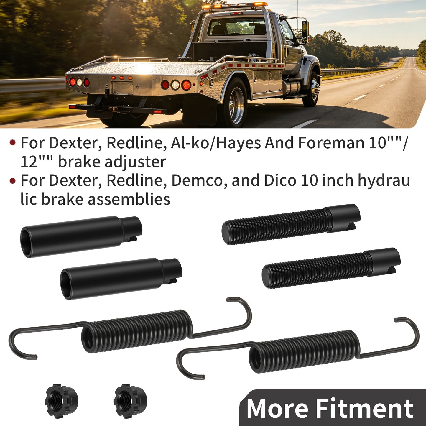 Trailer Brake Adjusters Kit for Dexter Redline Al-ko Hayes Foreman Demco (10"/12")
