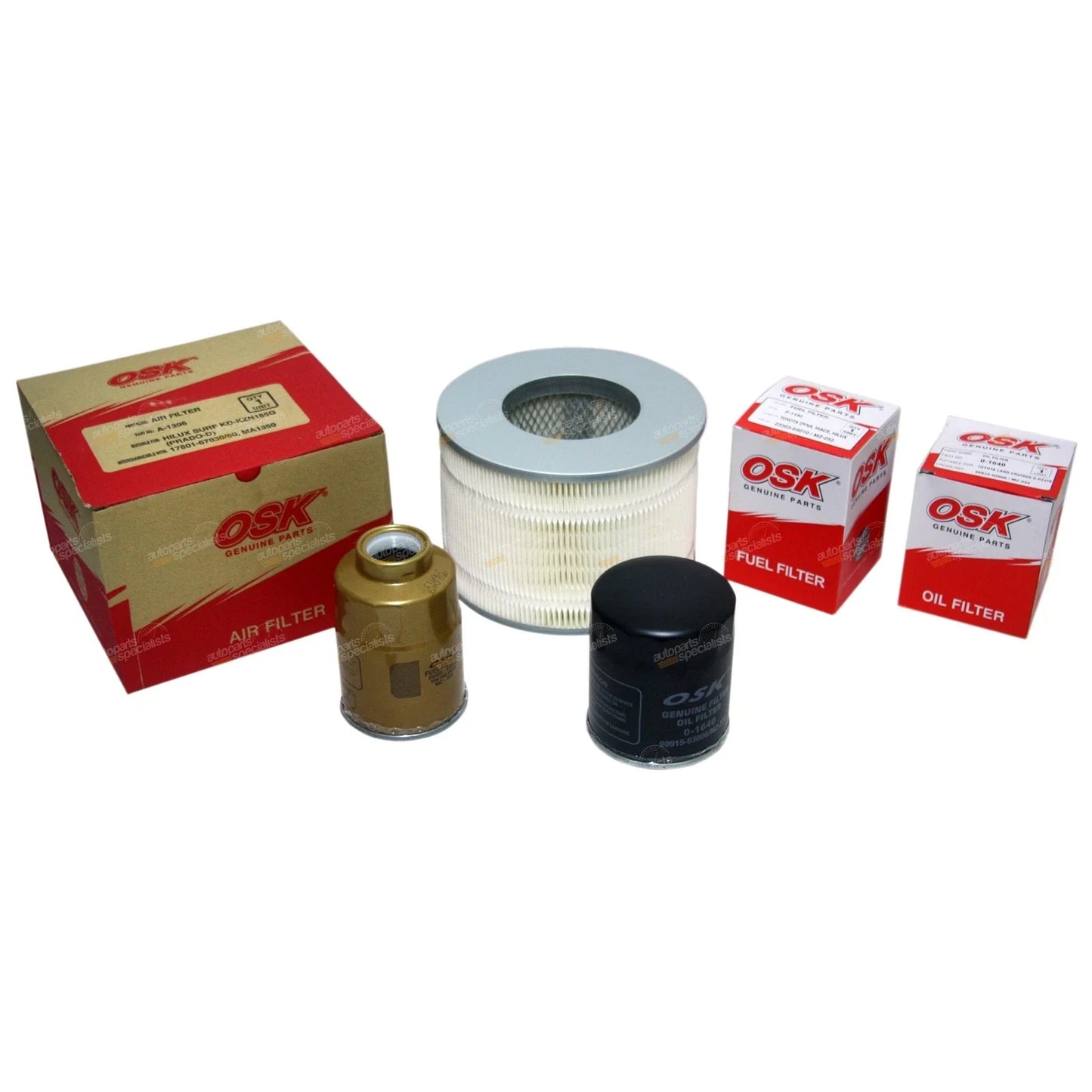 Air Oil Fuel Filter Service for Landcruiser HZJ105 HZJ105R 1HZ Diesel 4.2