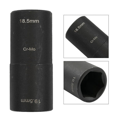 1/2 Dr Damaged Lug Socket Tool, Deep Length Flip Impact-Set