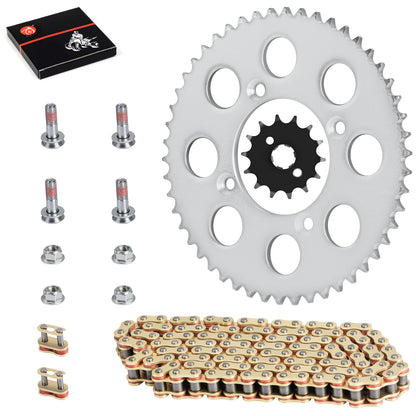 Sprocket Chain Set for Honda XR100R CRF100F (2004–2019) 14T/50T 428VM-X X-Ring