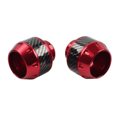 Red Front Fork Frame Sliders Crash Protection for Motorcycle
