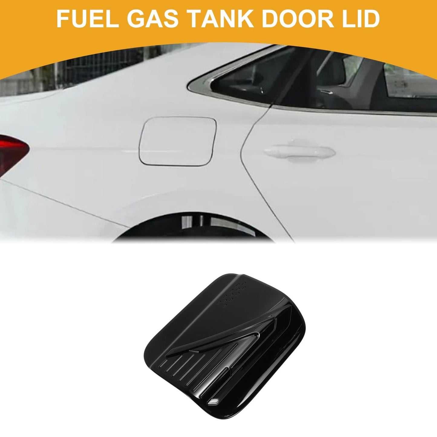Fuel Tank Door Cap for Toyota Camry (2025) Gas Tank Flap Gloss Black