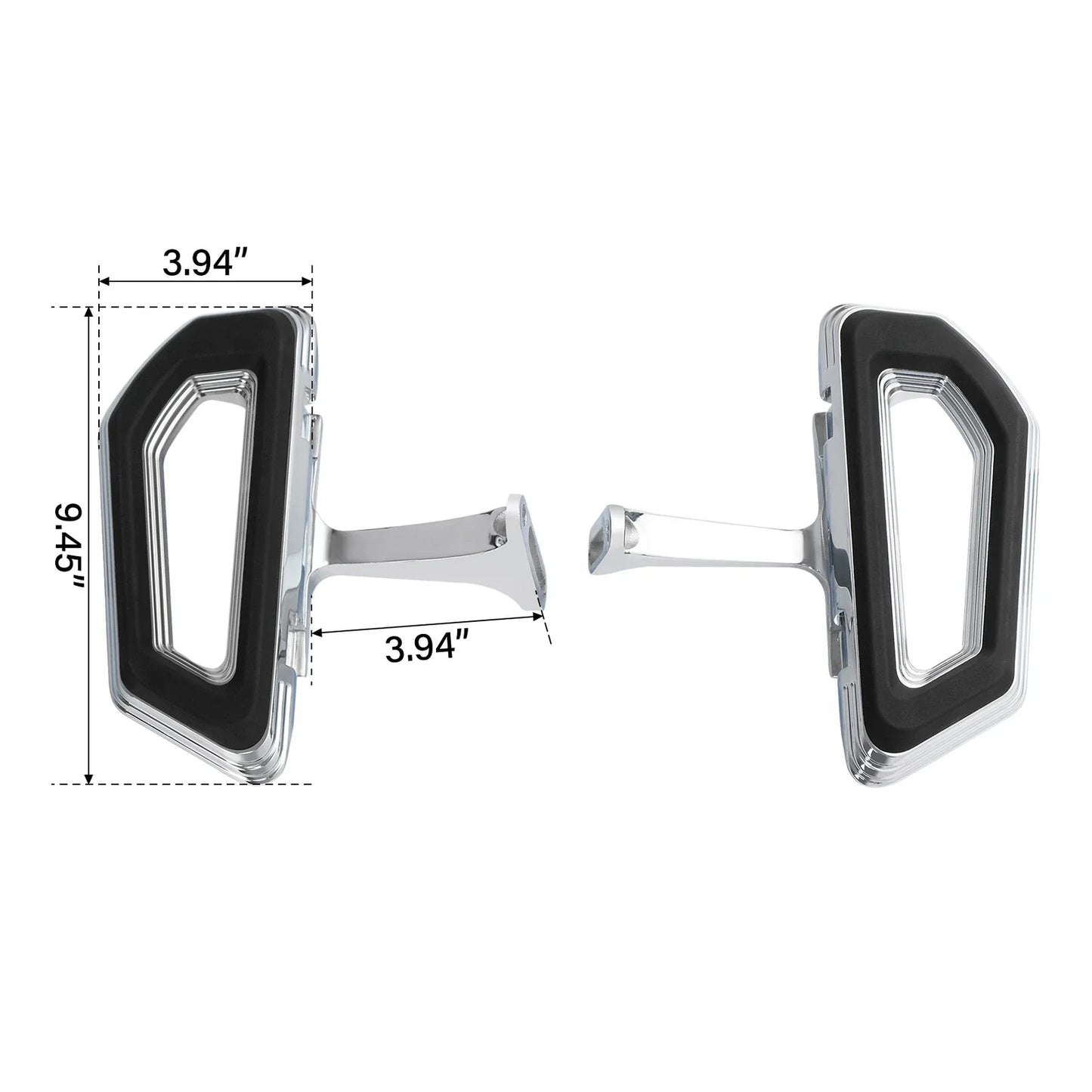 Passenger Floorboard Footboards for Harley Touring Street Road Glide