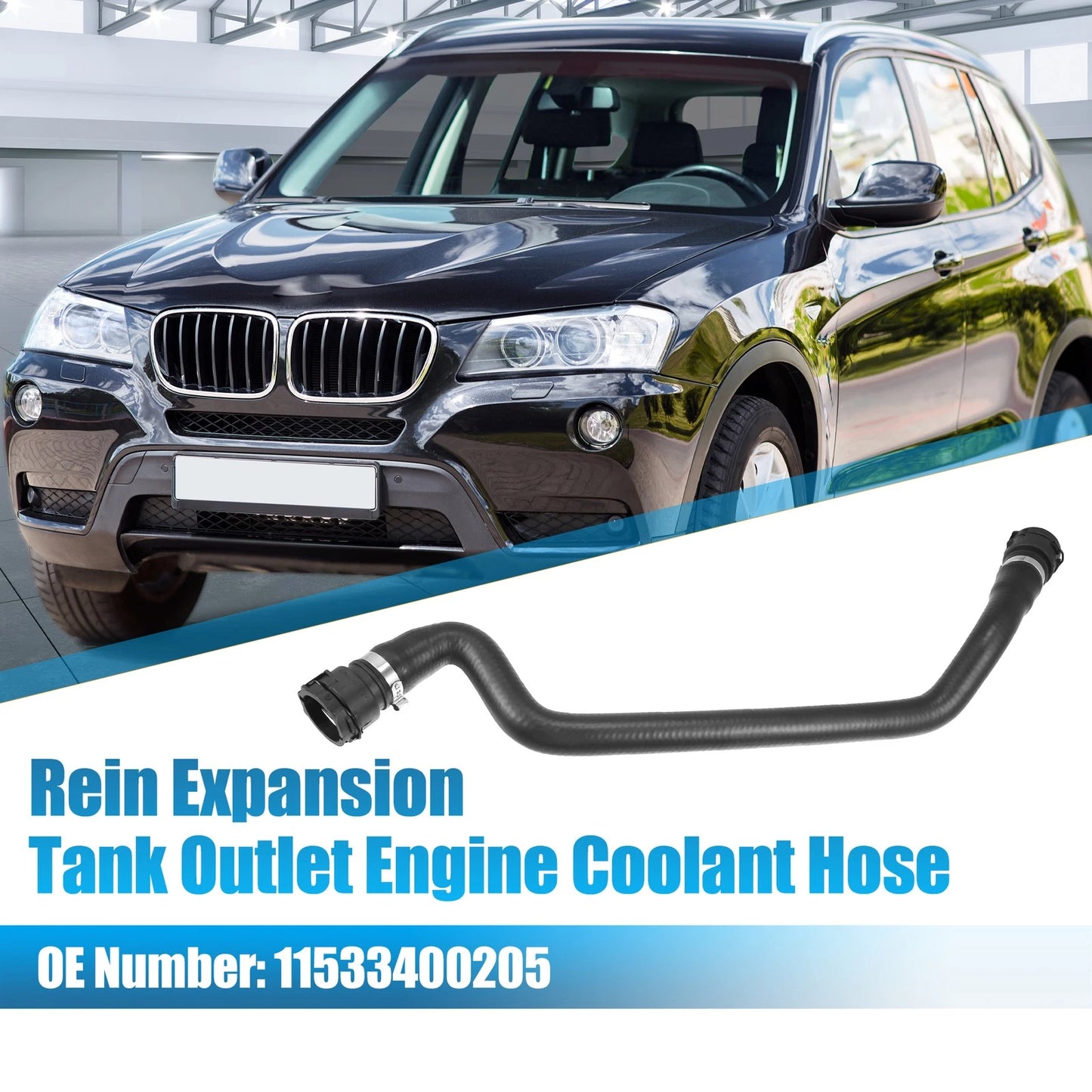 Rein Engine Coolant Hose for BMW X3 2.5L (2004–2010) No. 11533400205