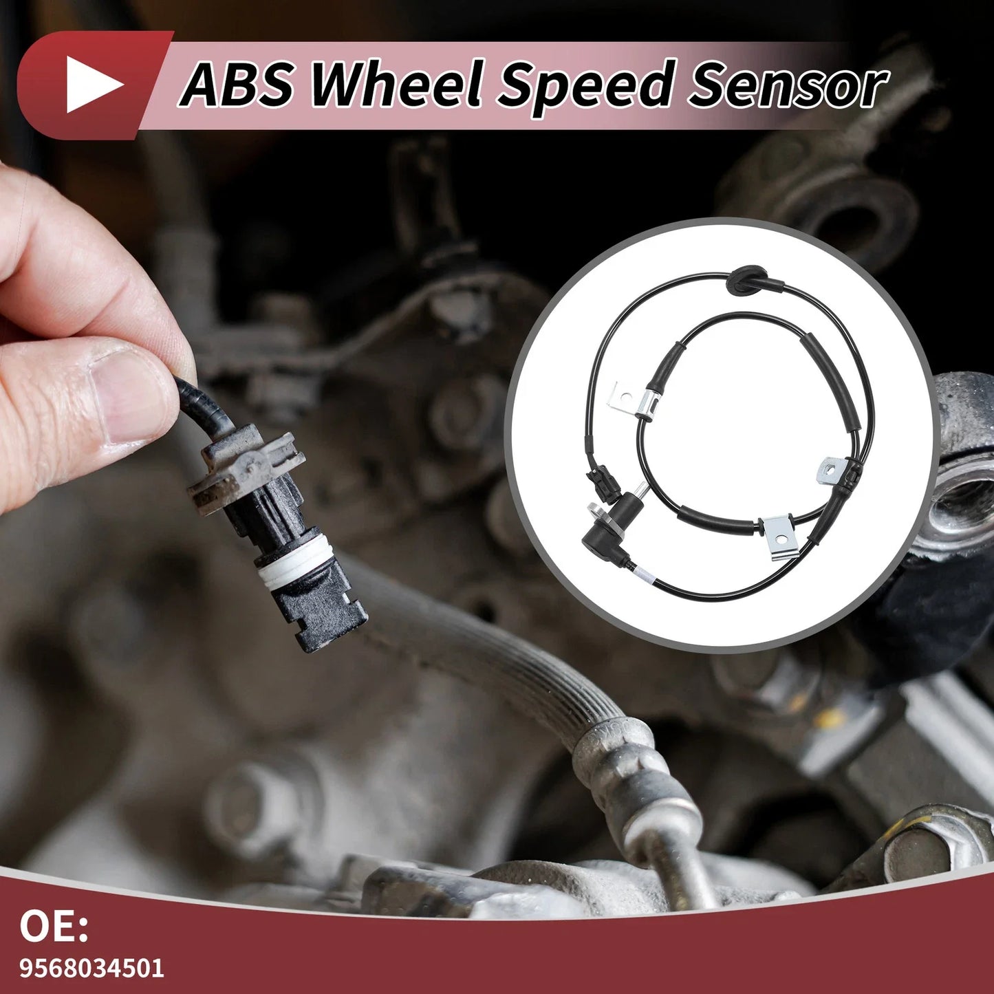 ABS Wheel Speed Sensor for Hyundai Sonata (1994-1998)