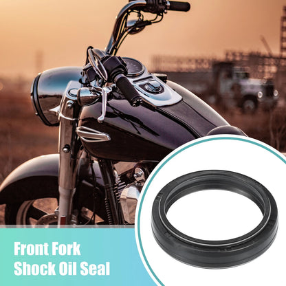 2 Pcs Front Fork Shock Oil Seal for Honda XR250L (1991–1996)