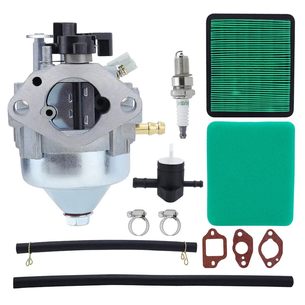 Carburetor Kit & Air Filter for Honda GCV170LA HRN216 HRX217 (2015-2023)