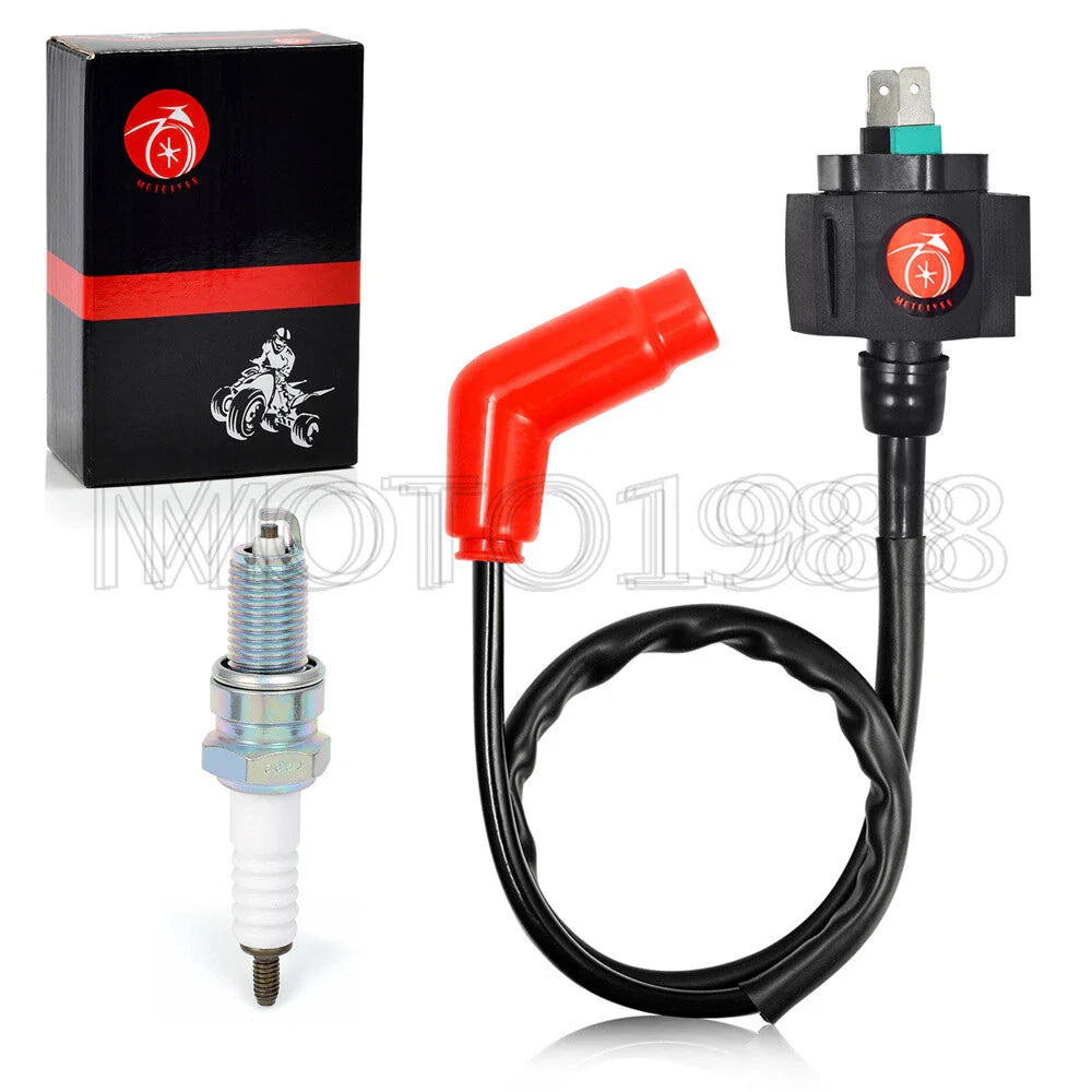 Ignition Coil Spark Plug for Honda Foreman 450 TRX450ES S (1998–2004)