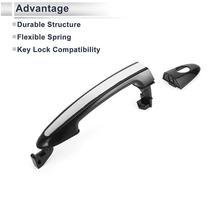 Front Left Door Handle for Hyundai Santa Fe (2007–2012) No. 826512B000