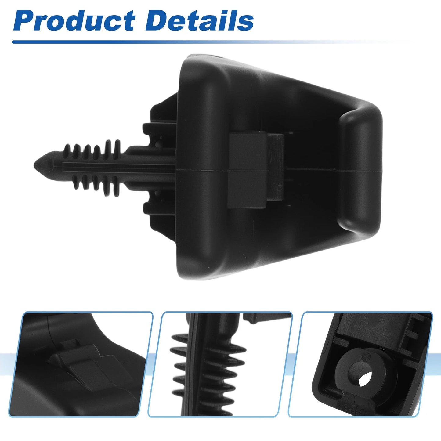 Sun Visor Clip for Hyundai Elantra (2011–2017) 852353X000TX Black